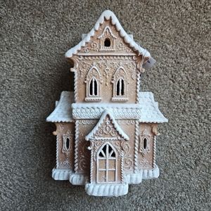 Beautiful Victorian light up gingerbread house